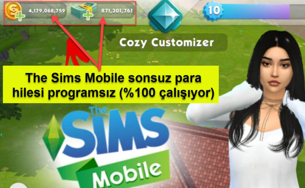 Sims mobile para hilesi Programsız