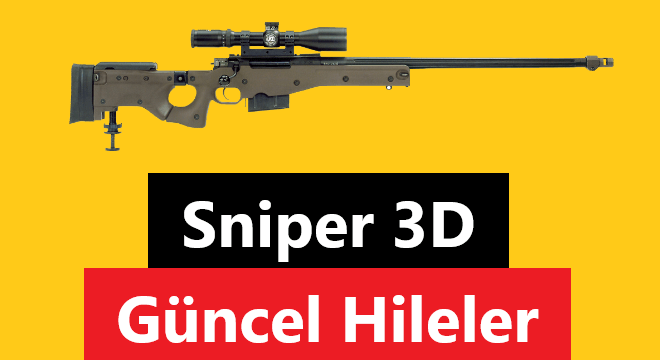 Sniper 3d assassin hile nasıl yapılır (Sınırsız para hilesi ) 